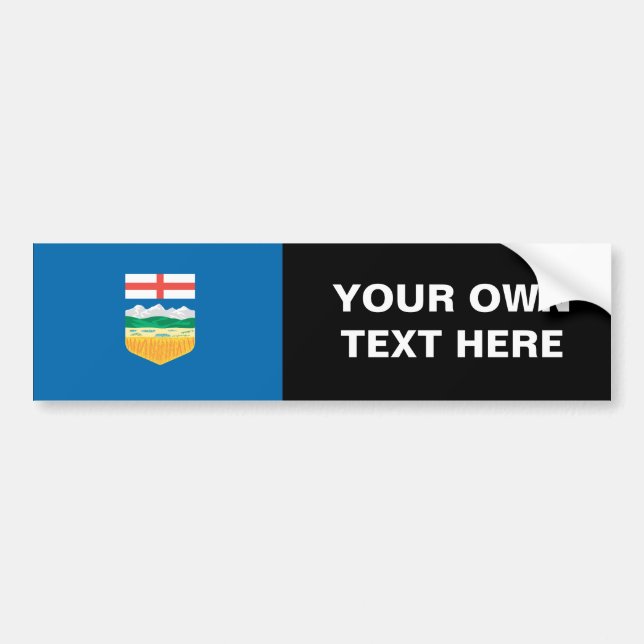 ALBERTA BUMPER STICKER (Front)