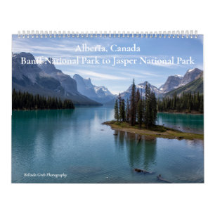 Alberta, Canada - Banff to Jasper National Park Calendar