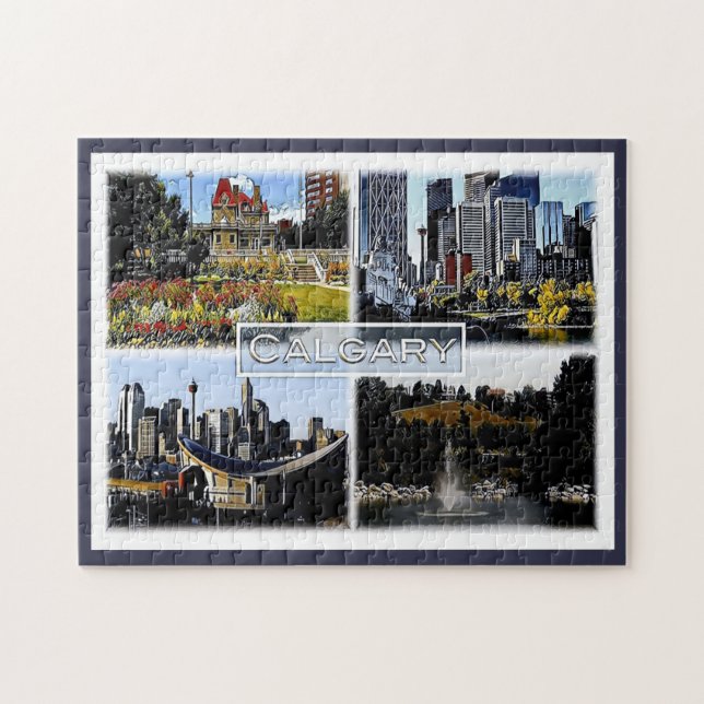 Alberta - Canada - Mosaic - Jigsaw Puzzle (Horizontal)