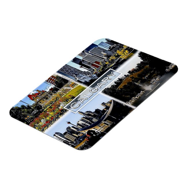 Alberta - Canada - Mosaic - Magnet (Left Side)