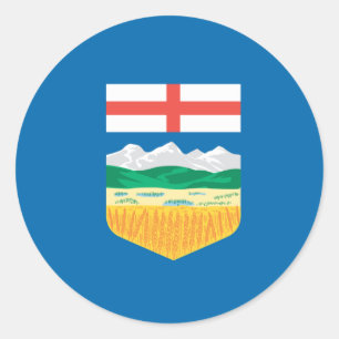 ALBERTA CLASSIC ROUND STICKER
