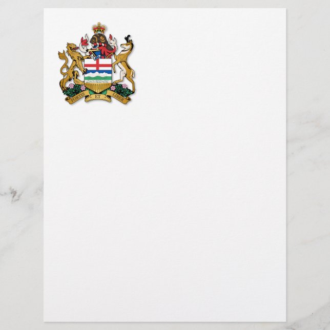 Alberta coat of arms (Front)