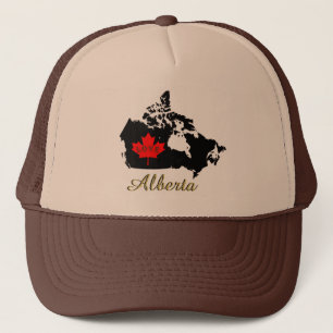 Alberta Customisable Love Province Canada hat