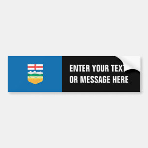 Alberta Flag Bumper Sticker