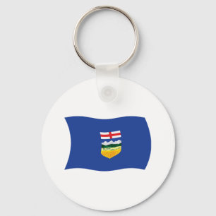 Alberta Flag Keychain