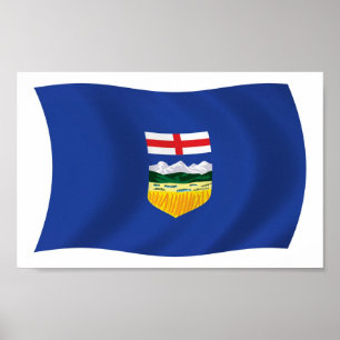 Alberta Flag Poster Print