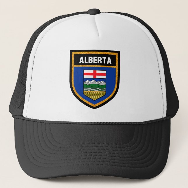Alberta Flag Trucker Hat (Front)