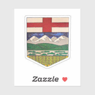 ALBERTA FORTIS ET LIBER ,  STICKER