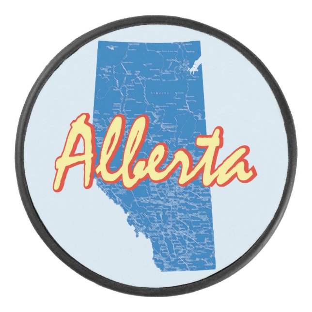 Alberta Hockey Puck (Front)
