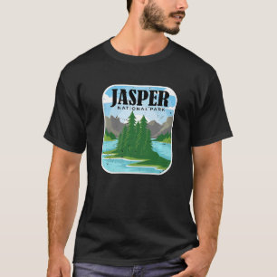 Alberta National Park Jasper Canada Souvenir Campi T-Shirt
