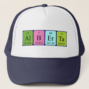 Alberta periodic table name hat