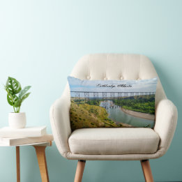 Alberta Railway Icon Lumbar Cushion