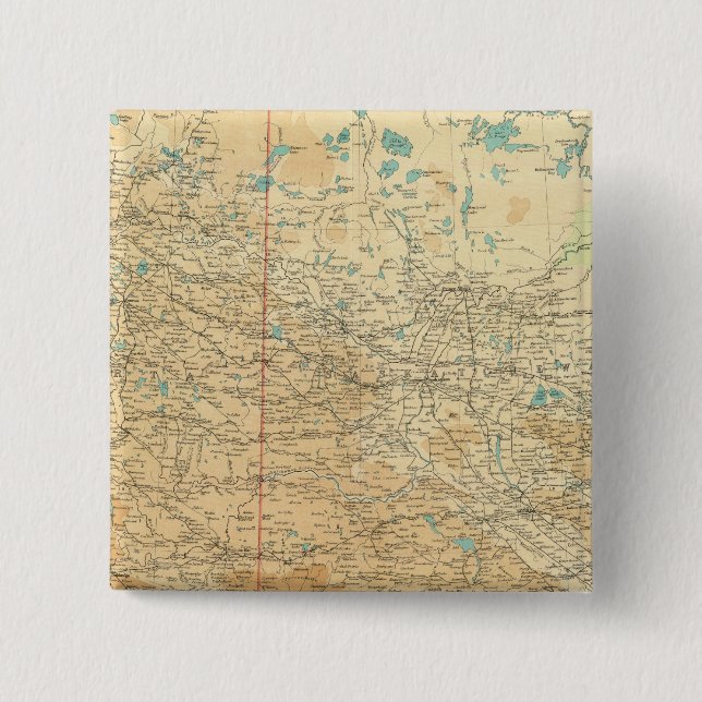 Alberta & Saskatchewan 15 Cm Square Badge (Front)