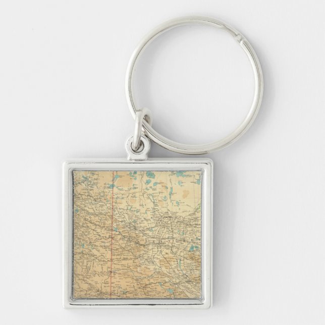 Alberta & Saskatchewan Key Ring (Front)