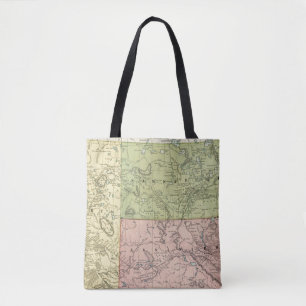 Alberta, Saskatchewan Tote Bag