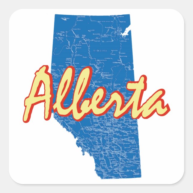 Alberta Square Sticker (Front)