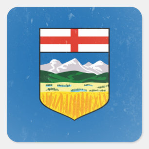Alberta Square Sticker
