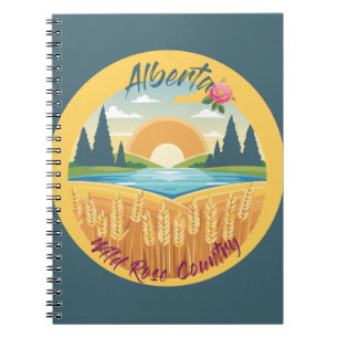 Alberta: Wild Rose Country Notebook