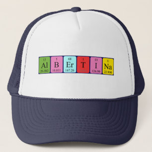 Albertina periodic table name hat