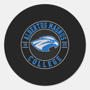 Albertus Magnus College Arch Vintage Design For Me Classic Round Sticker