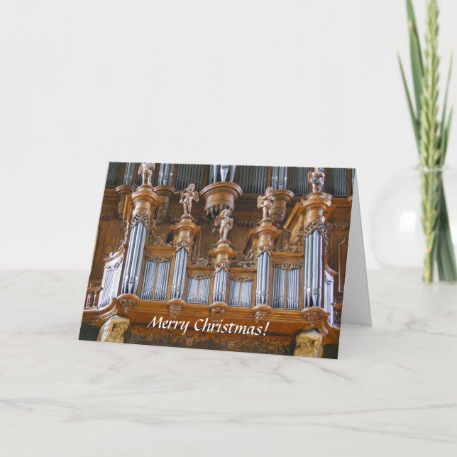 Albi Cathedral organ Holiday Card (Front)