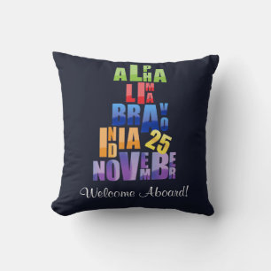Albin 25 Phonetic Alphabet Cushion