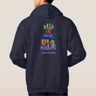 Albin 25 Phonetic Alphabet Hoodie