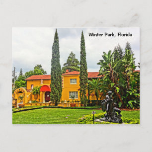 Albin Polasek Museum & Gardens Winter Park FL Postcard
