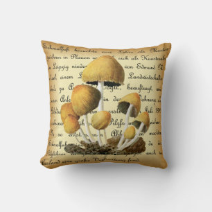Albin Schmalfuß ~ Glimmertintling-1~ Mushrooms  Cushion