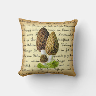 Albin Schmalfuß ~ Spitzmorchel-1~ Mushrooms ~  Cushion
