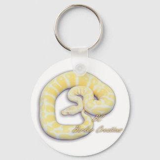 Albino Ball Python Key Ring