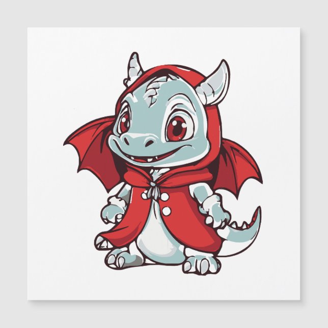 Albino Dragon in Red (Front)