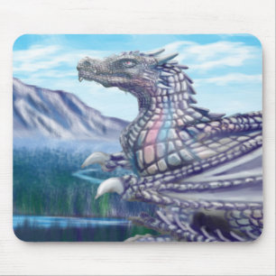 Albino Drake Mouse Pad