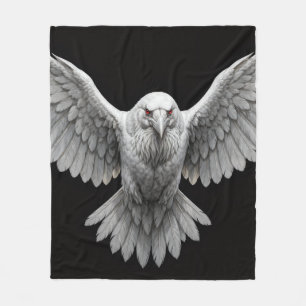 Albino Raven Fleece Blanket 50x60 — Gothic