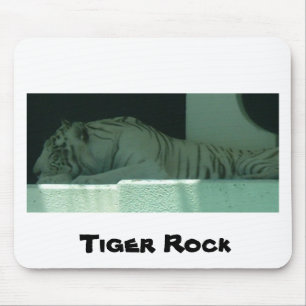 Albino Tiger Mouse Pad