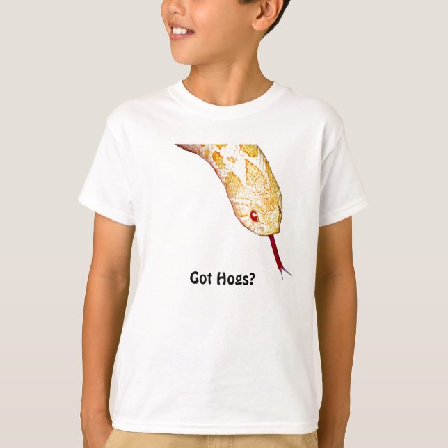 Albino Western Hognose T-Shirt (Front)