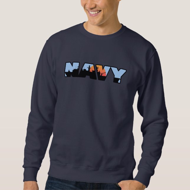 Albion class, Navy in the sun Sweatshirt (Front)
