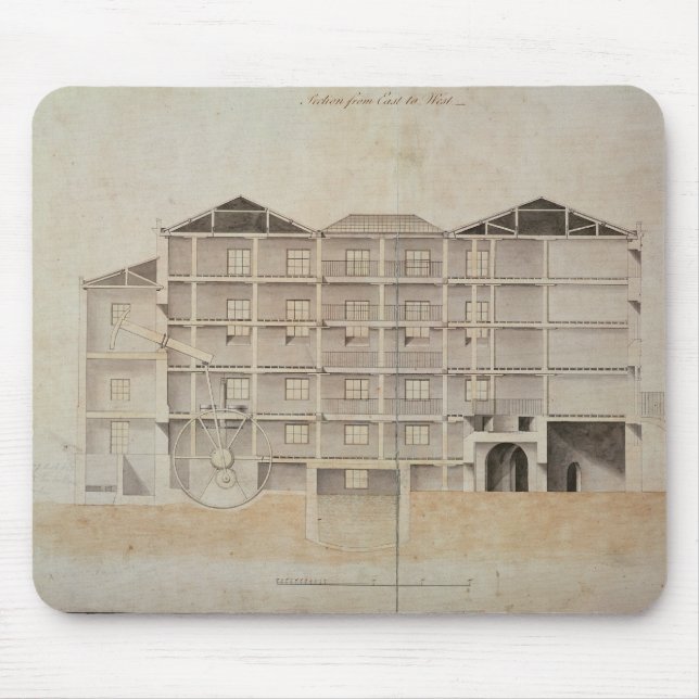 Albion Mill, section from east to west Mouse Pad (Front)