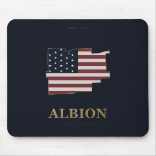 Albion New York American Silhouette Mouse Pad