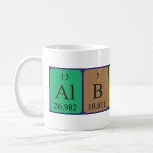 Albion periodic table name mug