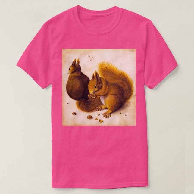 Albrecht Drer quotTwo squirrelsquot T-Shirt (Design Front)