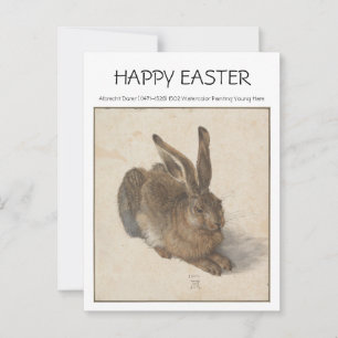 Albrecht Dürer 1502 HARE Easter Postcard