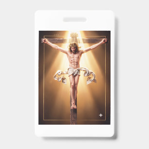 Albrecht Dürer 1505 Christ on the Cross badge ID Badge