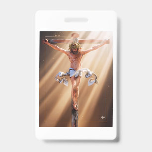 Albrecht Dürer 1505 Christ on the Cross badge ID Badge