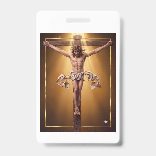 Albrecht Dürer 1505 Christ on the Cross badge ID Badge