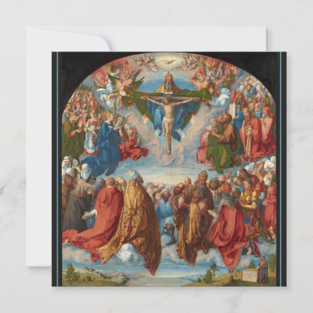 Albrecht Dürer 1511 Trinity Hi-Def Flat Card    (Front)