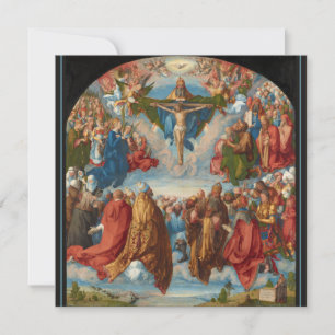 Albrecht Dürer 1511 Trinity Hi-Def Flat Card
