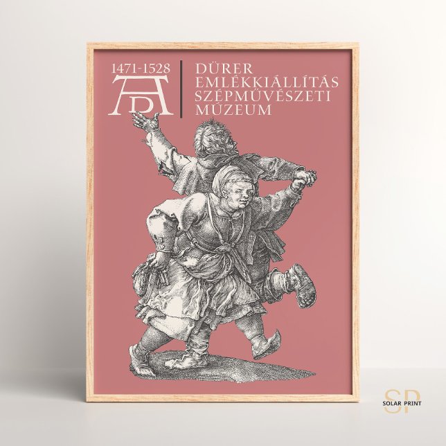 Albrecht Dürer Dancing German Peasant Couple Art J Poster (Creator Uploaded)