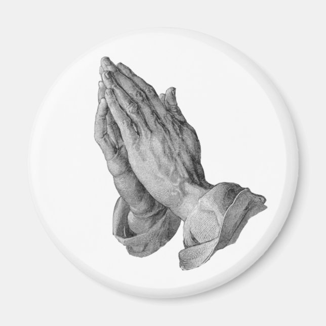 Albrecht Durer - Hands Praying Magnet (Front)