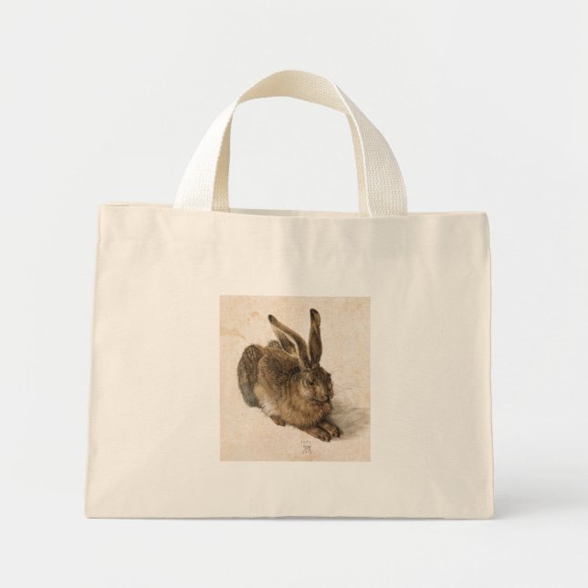 Albrecht Dürer - Junger Hase (Young Hare), 1502 Mini Tote Bag (Front)